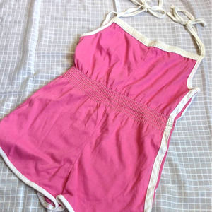 Vintage Cotton 70s Romper